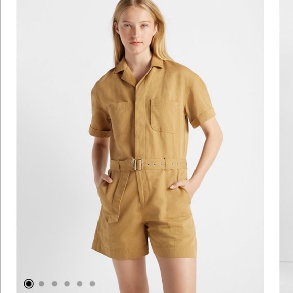 NEW Club Monaco Short Sleeve Utility Jumpsuit Size 4 - Picture 1 of 11